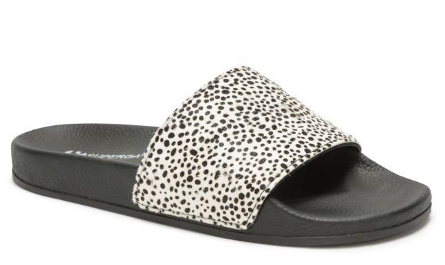 スペルガ 1908 プリント カーフヘア ブラックダルメシアン